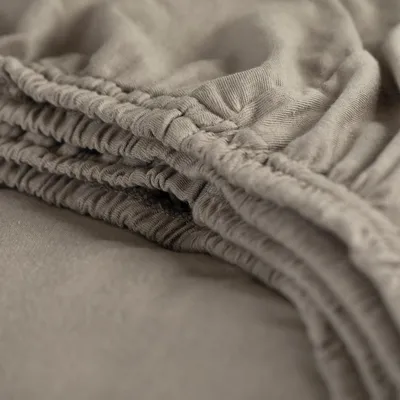 Produktbild von Cinderella - Spannbettlaken (bis 35 cm) - Jersey - 90x200/210 cm - Taupe