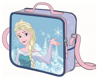 Immagine prodotto di Borsa termica 3D per il pranzo, ispirata a "Frozen", con immagini delle montagne, 24 cm