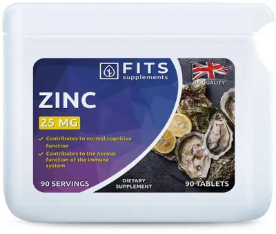 Image de Gluconate de zinc 25 mg, 90 comprimés