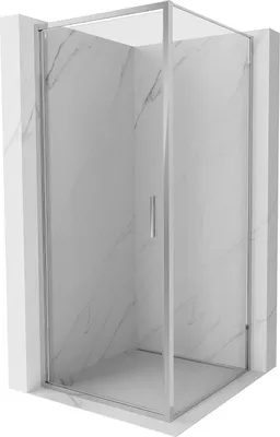 Image de Mexen Exo Duschkabine, schwenkbar 95 x 95 cm, transparent, Chrom - 817-095-095-01-00
