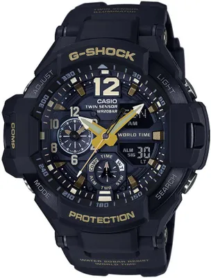 Zdjęcie produktu dla Casio G-Shock Twin Sensor GA-1100GB-1AER Męski chronograf z kompasem