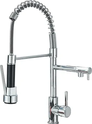 Obrázek produktu pro Kuchyňská vodovodní baterie, funkce výsuvného postřiku, otáčení o 360 stupňů, chrom