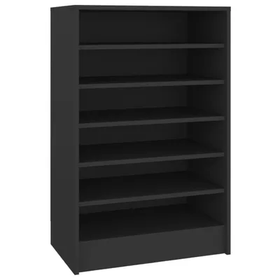 Obrázok produktu pre vidaXL Skriňa na topánky čierna 60x35x92 cm Materiál drevo