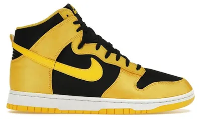 Zdjęcie produktu dla Nike Dunk High "Satin Goldenrod", Żółto-czarny, Rozmiar: 43
