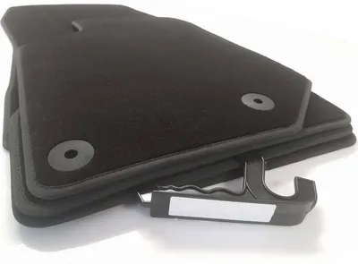 Immagine prodotto di Tappetini per Opel Mokka B (dal 2019) Set di tappetini Velours in qualità originale, tappetini per auto, 4 pezzi, nero