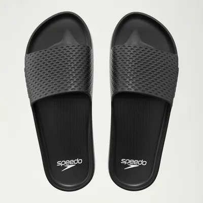 Produktbild von Speedo Badeschuhe Herren Schwarz - Komfortable Slides für Pool und Strand