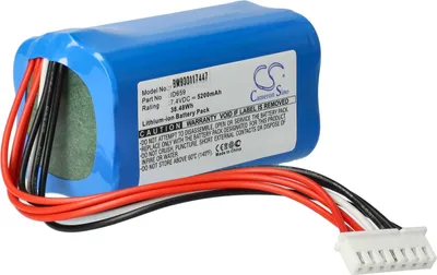 Produktbild von vhbw Akku Ersatz für Sony ID659, ST-06S, ID659B für Lautsprecher Boxen Speaker (5200 mAh, 7,4 V, Li-Ion)