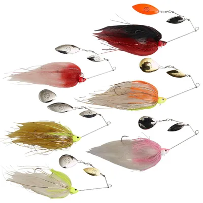 Produktbild von Savage Gear Da Mega Bush Spinnerbait 55g - Spinnköder, Farbe:Black and Red