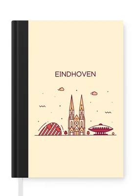 Obrázok produktu pre MuchoWow® Zápisník Denník Rozpočet A5 Holandsko - Panoráma - Eindhoven