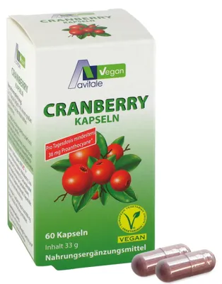 Image de Cranberry Vegan gélules 400 mg 60 pcs