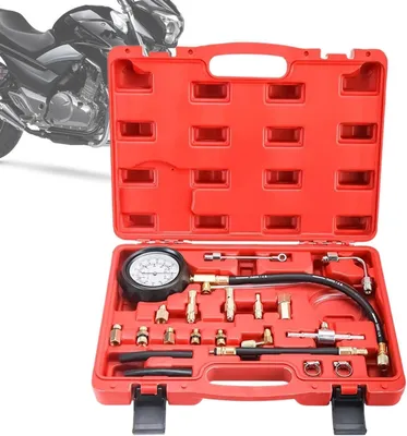 Productafbeelding van Set voor het testen van motoroliedruk van 0-10 Bar met injector- en compressietestapparaat