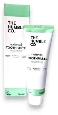 Produktbild von The Humble Co. AB Humble Zahnpasta m. Fluorid Minze 75ml