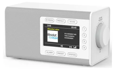 Produktbild von Soundmaster DAB900WE, Tragbar, Analog & Digital, DAB+, FM, 5 W, LCD, 10,9 cm (4.3")