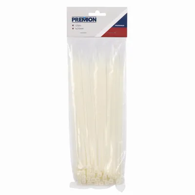 Immagine prodotto di PREMION PRER00030 - Nastri di serraggio 5 x 250 mm bianchi 125 pz