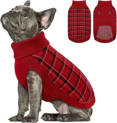 Imagen del producto de Jerseys para perros sin mangas, con cuello levantado, talla pequeña, para perros activos