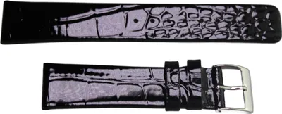 Produktbild von Uhrenband Schwarz 20 mm