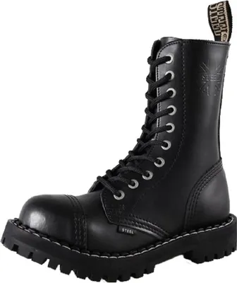 Produktbild von Steel - Full Black, 10-Loch Boots