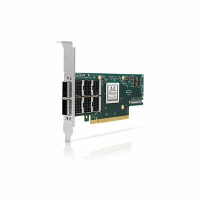 Produktbild von NVIDIA ConnectX-6 VPI MCX653106A-ECAT - Single Pack - Netzwerkadapter - PCIe 4.0 x16 - 100Gb Ethernet / 100Gb Infiniband QSFP56 x 2