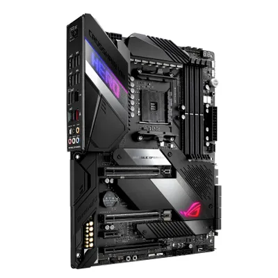 Produktbild von ASUS ROG Crosshair VIII Hero, AMD, Sockel AM4, AMD Ryzen 2000 Series, AMD Ryzen 3000 Series, Sockel AM4, DDR4-SDRAM, 128 GB