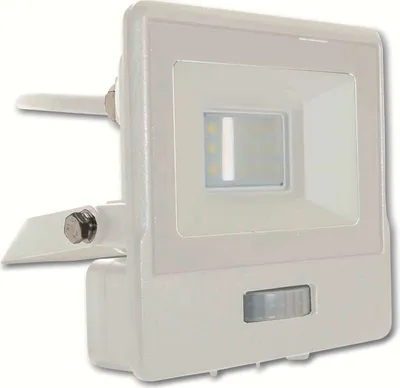 Produktbild von V-TAC 118S-1 1000256267 LED Flutlicht 'PIR SENSOR' mit Samsung Chip, 1m Kabel, IP65, 10W