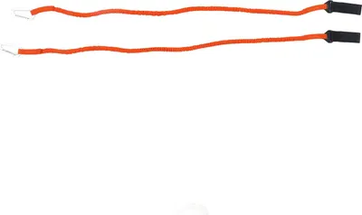 Image de 2 cordes pour kayak, accessoires extensibles de sécurité pour canoë avec boucle de ceinture et crochet, orange