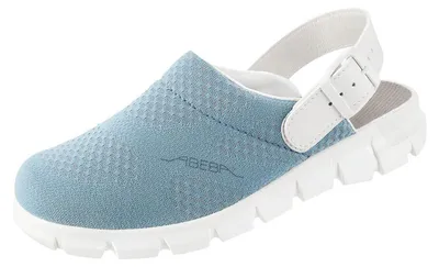 Produktbild von Abeba Berufsschuhe Dynamic OB Clog hellblau CE SRC