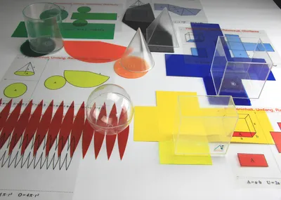Image de Wissner® aktiv lernen Jouets éducatifs Jeu complet de formes corporelles, RE-Plastic® Geokörper