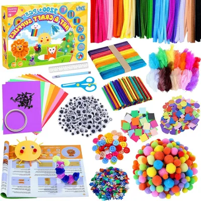 Obrázek produktu pro Sada pro tvoření pro děti - Hobby sada - Kreativní zábava - 3288 dílků - 32,5 x 22,5 x 5 cm - Vícebarevná