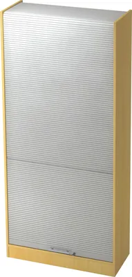 Produktbild von Hammerbacher Rollladenschrank VSET90/6/S/RE 5OH buche