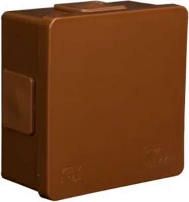 Produktbild von Aufputzdose, hermetisch, braun, Klick, 86x86x40 IP55, Viplast 00152