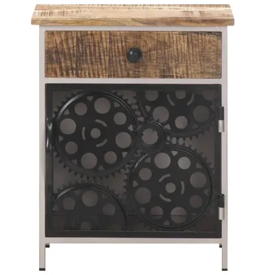 Immagine prodotto di vidaXL Comodino 40x30x50 cm in legno di mango grezzo