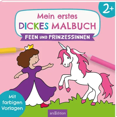 Produktbild von Mein erstes dickes Malbuch Feen und Prinzessinnen