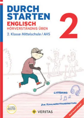 Produktbild von Durchstarten 2. Klasse - Englisch Mittelschule/AHS - Hörverständnis