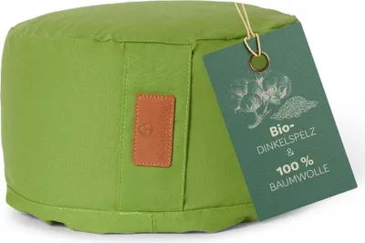 Image de #DoYourYoga coussin de yoga rond Vishnu 30cmx15cm housse lavable rempli de cosses de sarrasincoussin de yoga yin yoga méditation relaxation corps