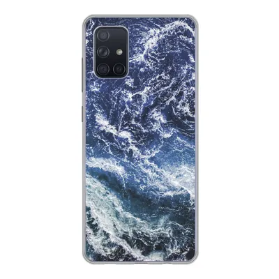 Produktbild von MuchoWow® Handyhülle Schutzhülle Hülle für Samsung Galaxy A51 Naturstein - Meer - Marmor Silikon Softcase Handy Hülle - Schutzabdeckung