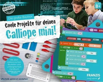 Produktbild von FRANZIS Die große Baubox, Coole Projekte für Deinen Calliope mini