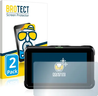 Produktbild von 2x BROTECT Schutzfolie für Atomos Shinobi Displayschutz Displayschutzfolie Folie Matt Entspiegelungsfolie