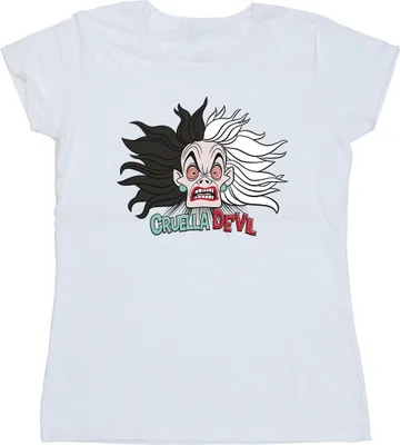 Produktbild von Disney - "101 Dalmatians Crazy Mum" T-Shirt für Damen BI44550 (XL) (Weiß)