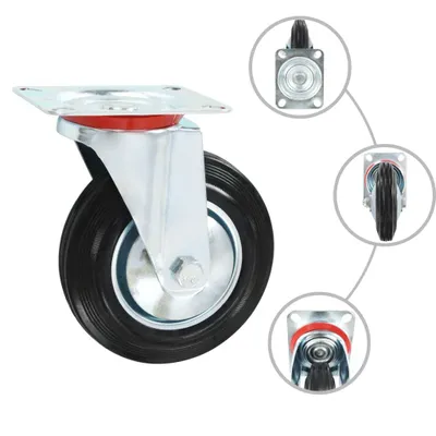 Image de vidaXL Roulettes pivotantes 4 pcs. 160 mm