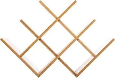 Produktbild von 5five Simply Smart Flaschenständer aus Bambus braun 32x46,5x16,5 cm modern Deko