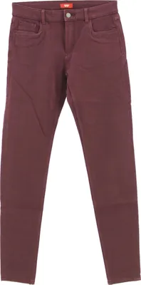 Produktbild von 33017 Esprit, Medium Rise Slim, Damen Jeans, Stretchdenim, bordeaux, W 25 L 32