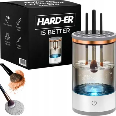 Produktbild von Pinselreiniger für Make up 3in1 zum Reinigen Waschen und Trocknen von Kosmetikpinseln und Schwämmen kompakt