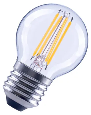 Produktbild von OSRAM LED Lampe E27 Classic Filament P10 1.1W 100lm Warmweiss 2700K wie 10W 4099854568497