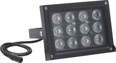 Produktbild von Infrarot Illuminator 12er Array IR LEDS IR Illuminator Nachtsicht Weitwinkel Langstrecken Outdoor Wasserdicht fuer CCTV ueberwachungskamera