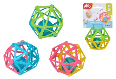 Produktbild von Simba Toys ABC Weicher Greifball, 4-sort., Junge/Mädchen, 0 Monat( e)