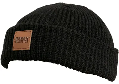 Produktbild von Uni Schwarze Beanie für angenehmen Tragekomfort