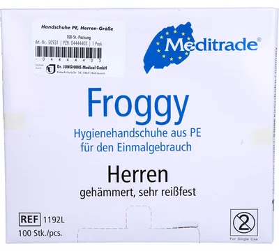 Produktbild von HANDSCHUHE POLY HERREN, 100 St HAS