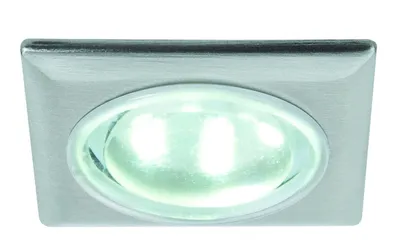 Immagine prodotto di Set di luci da incasso LED Mini angolare 5x0,5W ferro spazzolato 3292