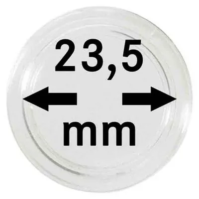 Produktbild von Lindner 2250235P Münzkapseln 23,5 mm-10er Pack