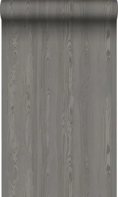 Produktbild von Origin Wallcoverings Tapete Holzoptik Grau 53 cm x 10.05 m